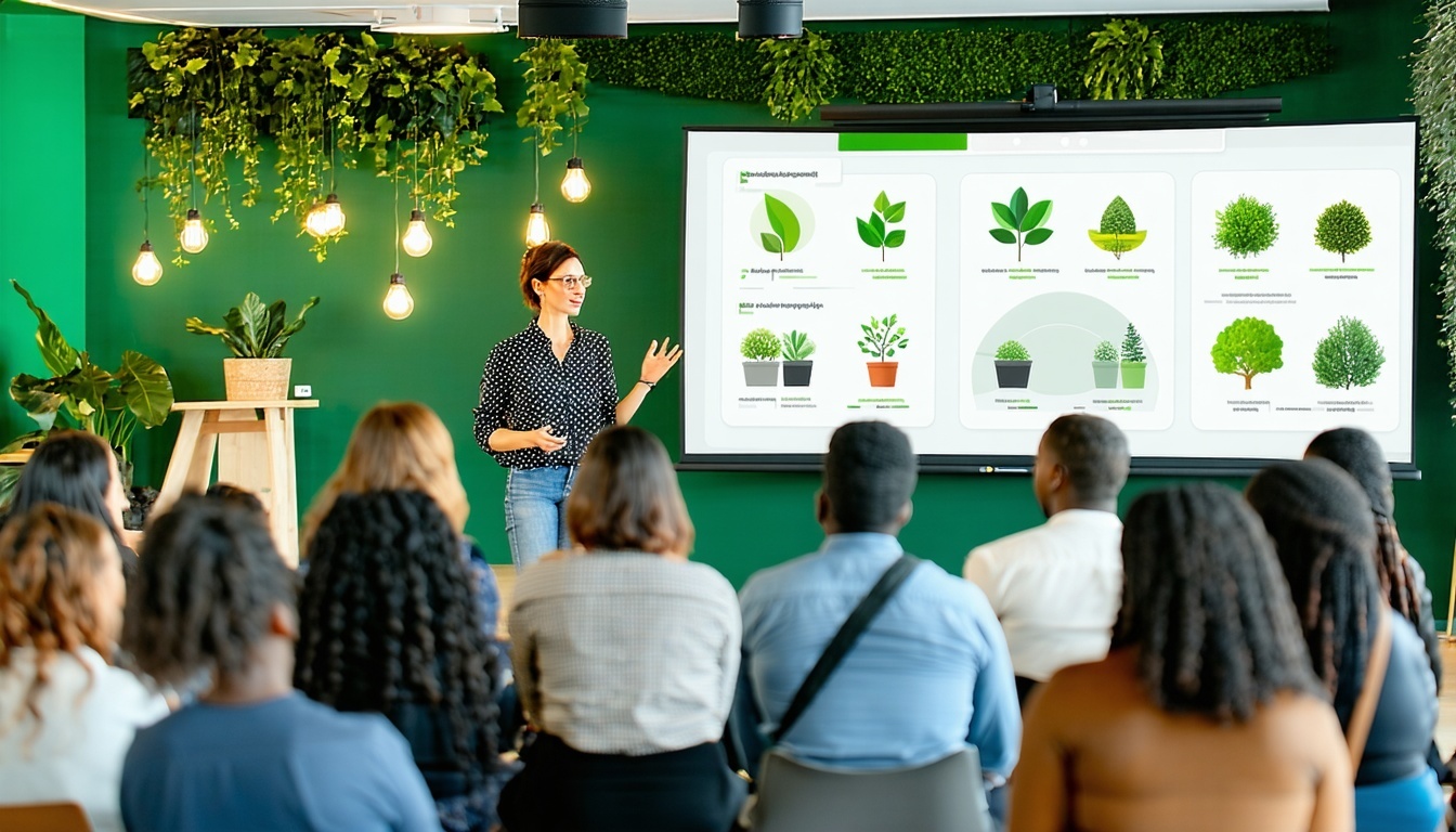 Sustainability-focused branding workshop